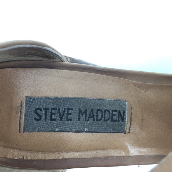 Steve Madden Sawyer Suede Heel Tan Sz 9.5M - Picture 8 of 8